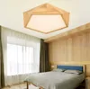 Mooielight Creative Wood Geometric LED Lampade da soffitto moderno soggiorno camera da letto corridoio plafoniera, apparecchio di illuminazione per interni MYY