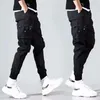 Pantalones Cargo de Hip Hop para hombre, pantalones Cargo informales Kpop de calle alta con muchos bolsillos, pantalones para correr, ropa de calle Modis, Harajuku1238q