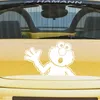 Tecknad karaktär kropp klistermärke vattentät pvc avtagbar klistermärke kreativ diy bilskön dekoration bil