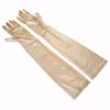 wedding apparel gloves lengthened elbow spandex satin multi-color bridal wedding dress performance sexy hand sleeve