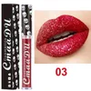 Cmaadus Cosmetics Laser Skull Glitter Flip Lip Gloss Italia Lipgloss Shinning Lunga durata Rossetto metallico 8 colori Q213