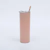 Drinking Straw Silicone Stripes Straw 14color Silicone Eco Straws Reusable for20OZ Mugs Smoothie Flexible Sucker 50pcs T1I2030-1