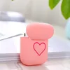 Cute Heart Couples Case For Airpods 1 2 Earphone Accessorie Hard PC Cover