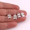 22941 110 Stks DIY Little Mouse Antique Silver Vintage Charm Hanger Alloy Accessoires voor Sieraden Maken