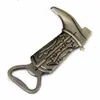 Vintage Bronze Alloy Cowboy Boot Shape Flesopener Persoonlijkheid Bar Keuken Soda bierfles Cap Opener Wedding Favor cadeau61630033