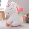 Cute Unicorn Toy PP Cotton Stuffed Plush Toys For Children Super Soft Horse Doll Cushion Girls&Boys Gifts 4 Color