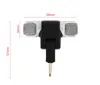 Draagbare 3.5mm mini digitale stereo-microfoon met opvouwbare plug voor recorder opname pen pc laptop en mobiele telefoon