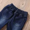 New Toddler Flare Jeans Pant Baby Kid Bambini Ragazza Vestiti Bot Cut Jeans Pantaloni Pantaloni Bottoms