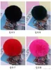 15 색 8cm 푹신한 가짜 모피 공 키 체인 여성 여자 자동차 학교 가방 열쇠 고리 귀여운 pompom 키 체인 쥬얼리 액세서리