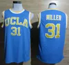 NCAA MENS UCLA Bruins College Basketbol Formaları Russell 0 Westbrook Lonzo 2 Ball Reggie 31 Miller 32 Walton 42 Aşk