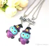 Best friends Necklace Emulation resin burger hot dog pretty necklace Owl unicorn pendant necklace ice cream jewelry set cute child jewelry