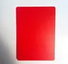 أحمر / أسود لعبة بطاقات اللعب البلاستيكية تكساس هولدم بطاقات لعبة البوكر مقاومة للماء وبليد بولندي ستار ألعاب الطاولة