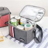 Piccola borsa termica Frigo protettivo Borse frigo per alimenti Oxford Contenitore per ghiaccio isotermico da picnic isolato in EVA