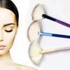 Fan Powder Brush Form Beauty Cosmetic Brush Blending Highlighter Contour Face Makeup Blush Powder7477547