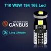 T10 LED W5W電球168 194 6000Kホワイトシグナルランプドーム読書ナンバープレートライトカーインテリアライトオート12V