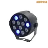 LED PAR LIGHT 54X3W DJ PAR LED 54 * 3W-lampor R12, G18, B18, W6 Tvätt Disco Light DMX Controller Effekt för små Paty KTV