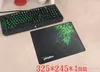 Hot Razer Muis 320x240x4mm Locking Edge Gaming Muismat Gamer Game Anime Mousepad Mat Snelheidsversie voor Razer Adder in Retail Pakket