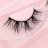 Mink Lashes 3D Mink cílios 100% livre de crueldade Lashes Handmade reutilizáveis ​​cílios naturais Wispies cílios falsos Maquiagem E21