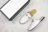Lüks Kadın loafer'lar terlik Ayakkabı Princetown Horsebit Terlik Metal Tokalı Klasik Tasarımcı Kaplan nakış Italia