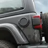 Svart bilbränsle Tank Cap Non-Locking Dekoration för Jeep Wrangler JL 2018+ Högkvalitativ auto exteriör Tillbehör
