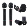 Freeshipping Microphone System Professionele Draadloze Dual Handheld 2 x Micro-ontvanger Groothandel