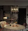 Amerikansk vintage Loft Industriell lampa Retro Bar Kristall Dekoration Hänge Ljus Led Lighting Light Fixture Living Room Pendant Myy