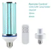 원격 제어 타이머와 60W UV 자외선 살균기 살균 소독기 램프 60W E27 UVC 살균 전구 오존 무료