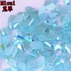 Micui 500pcs 4 6mm jelly Color Drop Flat Back Acrylic Rhinestones Crystal Stones Non Sewing for Nail Art Clothes DIY DH760273y