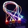 New Arrival LED Lanyard LED Optical Fiber Luminous Lanyard Work Card Hanging Rope Light Smile Face LED Lanyard + Card Clip