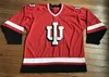 Niestandardowe Indiana Hoosiers college Man dowolne nazwisko dowolna liczba dobrej jakości hokeja na lodzie vintage koszulka czerwona czarna alternatywna alternatywna s-4xl6983341