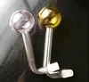 Farbe großer, rechtwinkliger Blasentopf, neue einzigartige Glasbongs, Glaspfeifen, Wasserpfeifen, Shisha-Ölplattformen, die mit Drope rauchen