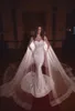Luxus Bling Bling Meerjungfrau Brautkleider mit Wraps Sparkly Sweetheart Perlen Brautkleider Custom Plus Size Vestidos de Novia