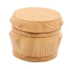 Wood Tobacco Grinder wooden spice herb hand grinder crusher 40 50 63mm 4 parts for smoking accessories tobacco grinders factory pr3245260