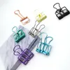 19mm Multicolor Metal Binder Clip Clamp Paper Bookmark Clips Student School Office Supplies Fast Shipping NO315