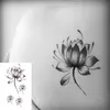 Body Art Products wasserdichte temporäre Tattoos für Männer und Frauen, schwarzer Rosen-Design-Flash-Tattoo-Aufkleber HC1185