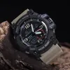 Sanda 759 Sports Męskie zegarki Top Marka Luksusowy Wojskowy Zegarek Kwarcowy Mężczyźni Wodoodporne Sokowe Zegarki Relogio Masculino 2019 T190701