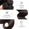 Pacotes de cabelo virgens da Malásia brasileira onda corporal 34pcs lote de cabelo humano pacote corporal onda de cabelo lisado facos de pacote lanzhi 50g3771020