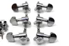 Chrome Semicircle Locking Acoustic Electric Guitar Tuning Pegs Tuners Machine Head 6R/3L+3R Free