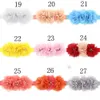 Pasgeboren peuter baby meisje fotografie rekwisieten elastische haarband tiaras infantistische hoofdband chiffon bloem hoofdband accessoires