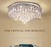 luxury design crystal ceiling light modern lighting AC110V 220V lustre plafonnier led bedroom living room lamp LLFA