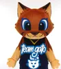 Costume da mascote do gato personalizado adicionar LOGO Adulto Tamanho fancy carnival costume free shipping