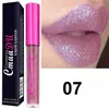 CmaaDu Batom Líquido de Longa Duração Maquiagem Batom Matte Brilho Metálico Gloss Labial Cosméticos Make Up Lipgloss 12 Cores