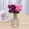 Dekoracyjne kwiaty Pojedyncze łodyga Dandelion Sztuczne Kwiaty Dandelion Plastikowy Kwiat Party Wedding Tle Centerpieces 5 Styl WX9-1687