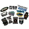 Waterproof fashion Creative fishing Stickers Multi Function Suitcase Skateboard Motorcycle Stickers Laptop Waterproof DIY Cartoon Sticker