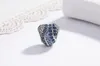 Pietre preziose sciolte Diamante pieno a forma di cuore oceano Marca Bead 925 Sterling Silver Per donna Bracciale collana Charms Gioielli regalo W65