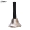 Gold/Silver School Restaurant Service Hotel Reception Call Christmas Handbell Service Hand Bells Jingle Ringtones Xmas Decor