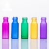 5ml Roll on Frosting Glass Bottle with Glass Metal Roller Ball Refillable Roller Glass Vials for Perfume Essential Oils bottle LX6250