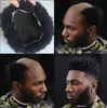 Men Hair System Mens Hairpieces Afro Curl Full Lace Toupee Jet Black Color 1 American Virgin Remy Human Hair Replacement for Blac9635250