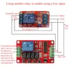 Hoge kwaliteit nieuwste 12V DC Multifunctionele Zelfslot Relais PLC Cycle Timer Module Delay Time Switch Freeshipping