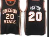 #20 Gary Payton Oregon State Beavers College Retro Classic Basketball Jersey Mens Ed Custom Number and Name Jerseys